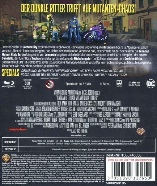 Produktbild: Batman/Teenage Mutant Ninja Turtles