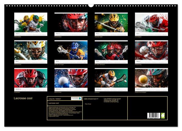 Produktbild: Lacrosse cool (Wandkalender 2026 DIN A2 quer), CALVENDO Monatskalender