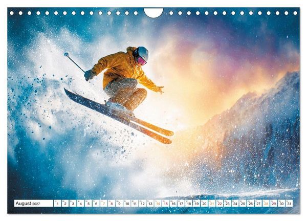Produktbild: Winterwelten (Wandkalender 2027 DIN A4 quer), CALVENDO Monatskalender