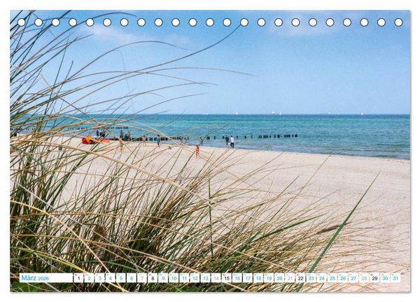 Produktbild: Warnem&uuml;nde - Sommer, Sonne und Sand im Schuh (Tischkalender 2026 DIN A5 quer), CALVENDO Monatskalender