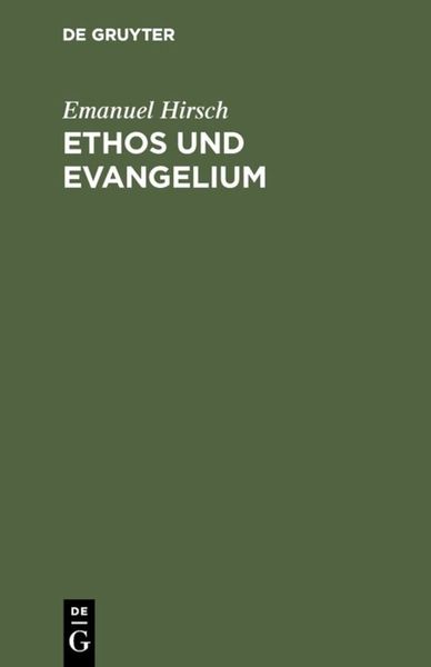 Produktbild: Ethos und Evangelium
