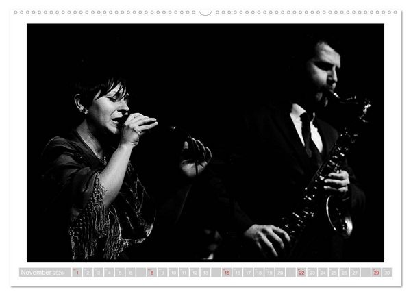 Produktbild: Jazz Ladies in der alten Schmiede (Wandkalender 2026 DIN A2 quer), CALVENDO Monatskalender
