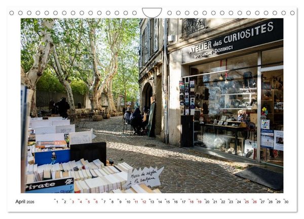 Produktbild: In den Gassen von Avignon (Wandkalender 2026 DIN A4 quer), CALVENDO Monatskalender