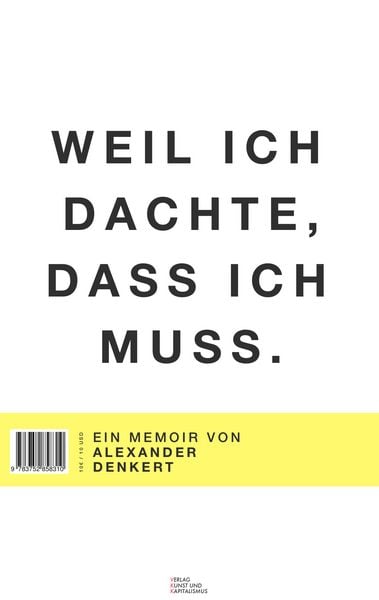 Produktbild: Weil ich dachte, dass ich muss