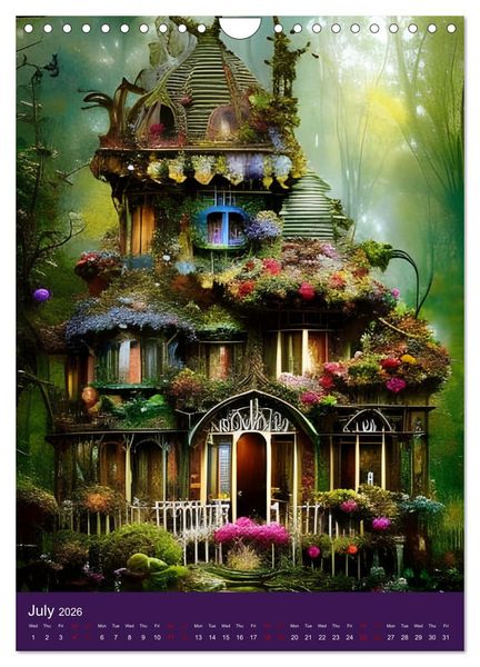 Produktbild: Fantasy Dreams (Wall Calendar 2026 DIN A4 portrait), CALVENDO 12 Month Wall Calendar