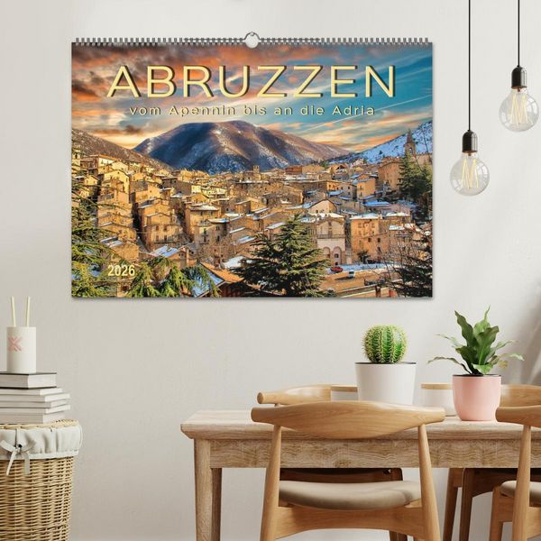 Produktbild: Abruzzen, vom Apennin bis an die Adria (Wandkalender 2026 DIN A2 quer), CALVENDO Monatskalender