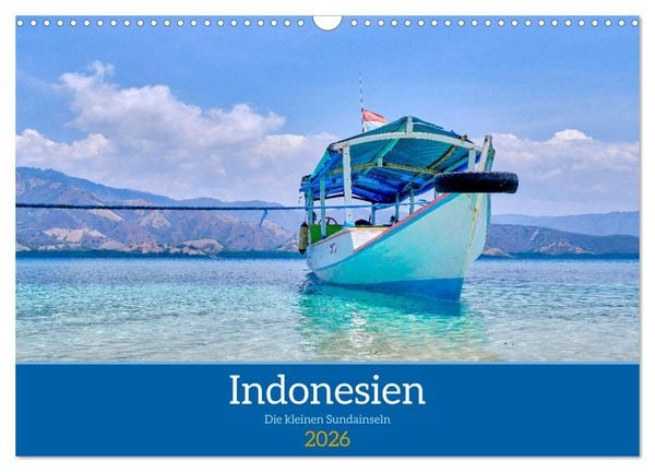 Produktbild: Indonesien - Die kleinen Sundainseln (Wandkalender 2026 DIN A3 quer), CALVENDO Monatskalender