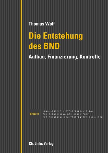 Produktbild: Die Entstehung des BND