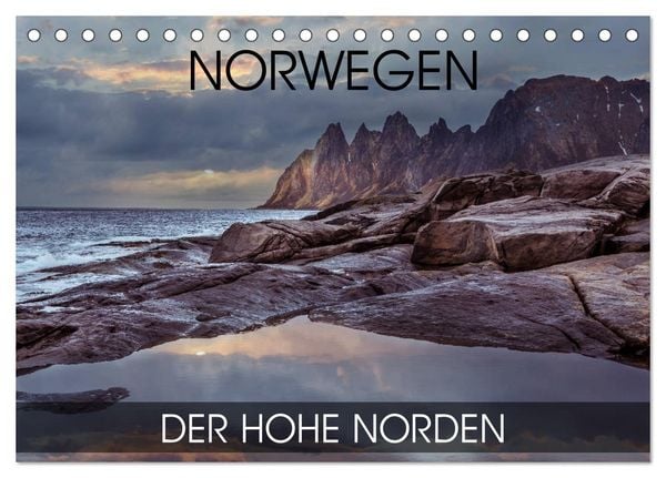 Produktbild: Norwegen - der hohe Norden (Tischkalender 2026 DIN A5 quer), CALVENDO Monatskalender