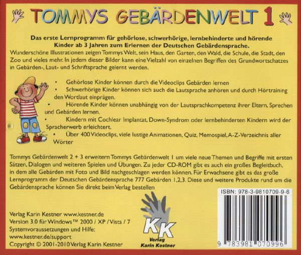 Tommys Gebärdenwelt 1 Version 3.0