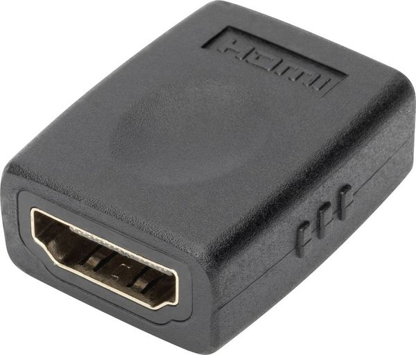 Digitus AK-330500-000-S HDMI Adapter [1x HDMI-Buchse - 1x HDMI-Buchse] Schwarz