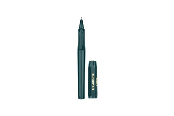 Moleskine Kaweco Ballpoint Pen, Green, Medium Point (0.7 MM), Blue Ink