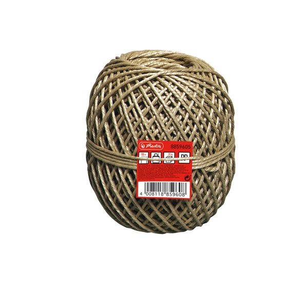 Produktbild: Herlitz Bindfaden 100 Meter Rei&szlig;kraft 45 kg braun