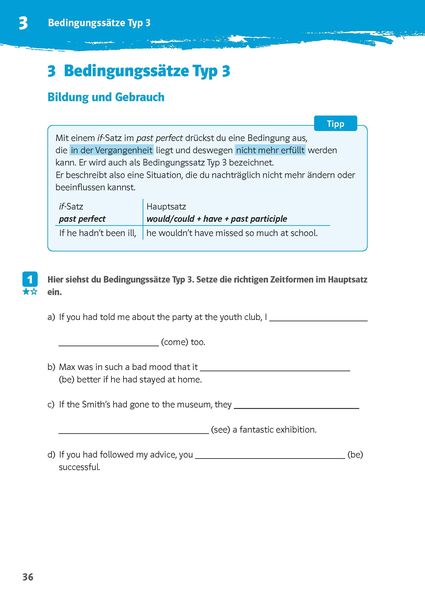 10-Minuten-Training Englisch Grammatik If-Clauses 6.-8. Klasse