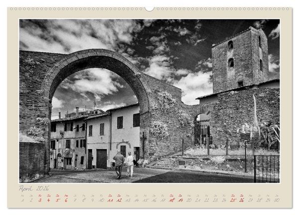 Produktbild: Toskana - Pisa und seine Umgebung (hochwertiger Premium Wandkalender 2026 DIN A2 quer), Kunstdruck in Hochglanz