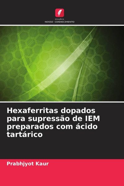Produktbild: Hexaferritas dopados para supress&atilde;o de IEM preparados com &aacute;cido tart&aacute;rico