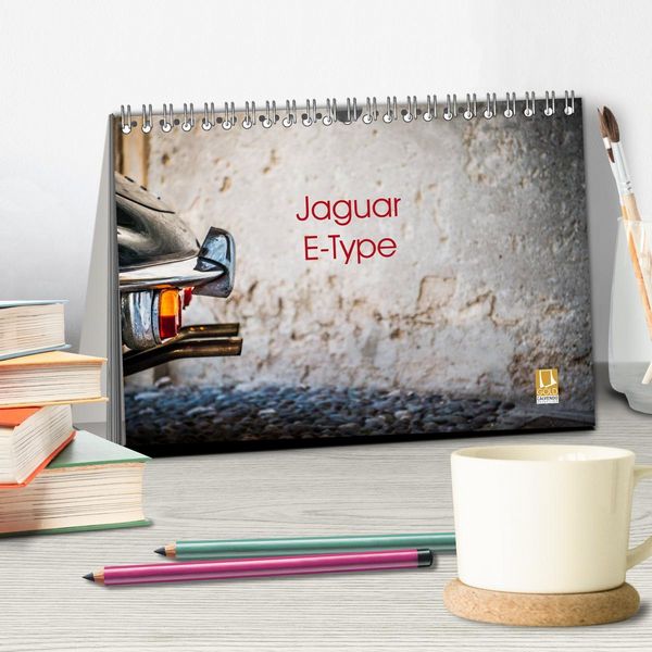 Produktbild: Jaguar E-Type 2026 (Tischkalender 2026 DIN A5 quer), CALVENDO Monatskalender