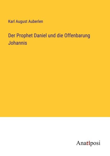Produktbild: Der Prophet Daniel und die Offenbarung Johannis