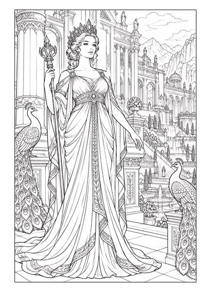 Produktbild: G&ouml;tter & Legenden &ndash; Fantasy Malbuch f&uuml;r Erwachsene mit 50 detailreichen Ausmalbildern