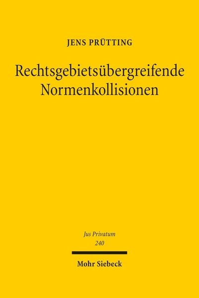 Produktbild: Rechtsgebiets&uuml;bergreifende Normenkollisionen