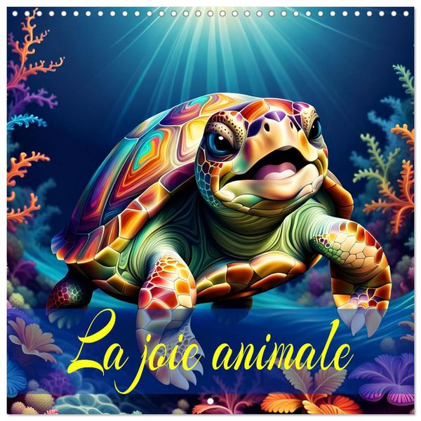 Produktbild: La joie animale (Calendrier mural carr&eacute; 2026 30x30 cm) Calendrier double avec une page pour vos prises de notes