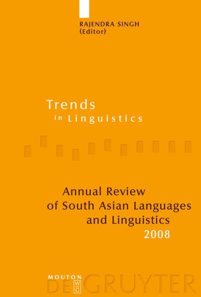 Produktbild: Annual Review of South Asian Languages and Linguistics
