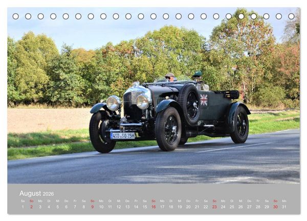 Produktbild: OLDTIMER-Event (Tischkalender 2026 DIN A5 quer), CALVENDO Monatskalender