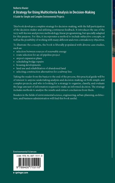 Produktbild: A Strategy for Using Multicriteria Analysis in Decision-Making