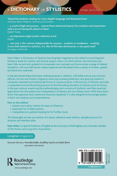 Produktbild: A Dictionary of Stylistics