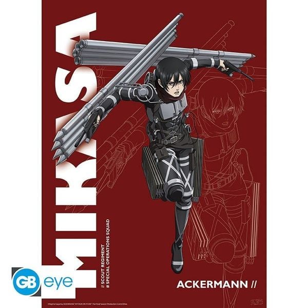 Produktbild: ATTACK ON TITAN Set 2 Chibi Posters - Set 1 (52x38)