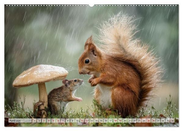 Produktbild: Hazelnuts Abenteuer (hochwertiger Premium Wandkalender 2026 DIN A2 quer), Kunstdruck in Hochglanz
