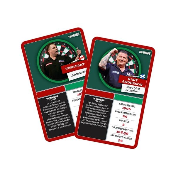 Produktbild: Top Trumps Geschenkset Darts (inkl. Dartpfeile)