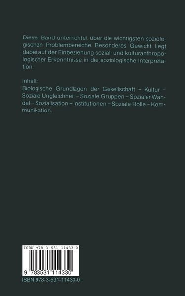 Produktbild: Basale Soziologie: Hauptprobleme