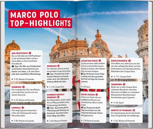 Produktbild: MARCO POLO Reisef&uuml;hrer Ligurien, Italienische Riviera, Cinque Terre