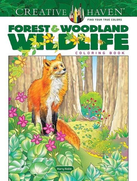 Produktbild: Creative Haven Forest & Woodland Wildlife Coloring Book