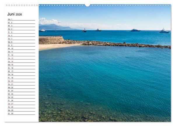 Produktbild: ANTIBES Idyllische Impressionen (Wandkalender 2026 DIN A2 quer), CALVENDO Monatskalender
