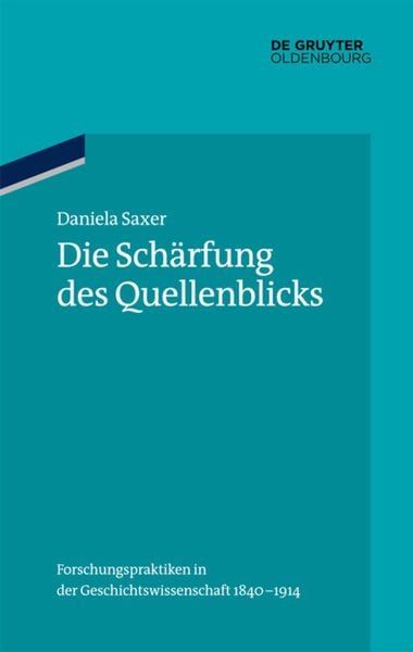 Produktbild: Die Sch&auml;rfung des Quellenblicks