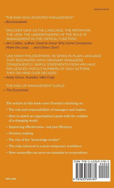 Produktbild: The Peter F. Drucker Reader