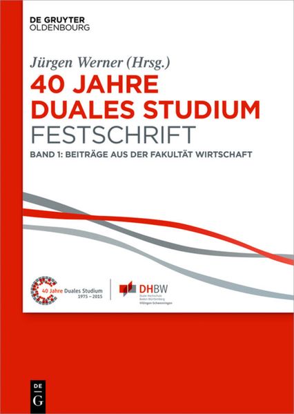 Produktbild: 40 Jahre Duales Studium. Festschrift