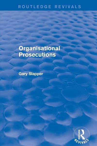 Produktbild: Organisational Prosecutions