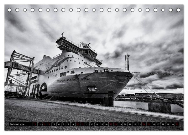 Produktbild: Ein Blick auf Kiel (Tischkalender 2026 DIN A5 quer), CALVENDO Monatskalender