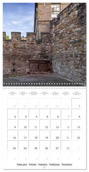 Produktbild: EDINBURGH History and urban idyll (Wall Calendar 2026 12 &times; 12 Inch) CALVENDO 12 Month Wall Calendar