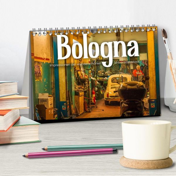 Produktbild: Bologna - Impressionen der wundersch&ouml;nen Universit&auml;tsstadt. (Tischkalender 2026 DIN A5 quer), CALVENDO Monatskalender
