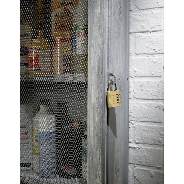 Produktbild: Master Lock P44298 Vorh&auml;ngeschloss Gold, Silber Zahlenschloss