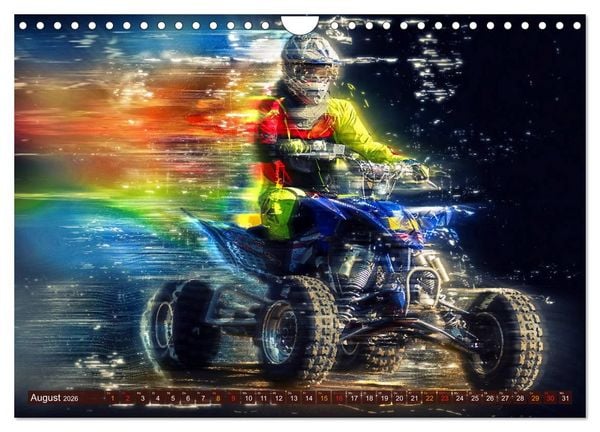 Produktbild: Quad grenzenlos (Wandkalender 2026 DIN A4 quer), CALVENDO Monatskalender