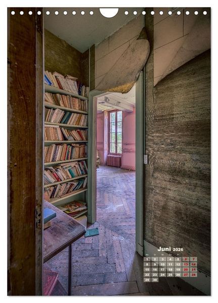 Produktbild: Lost Places - morbide Sch&ouml;nheiten (Wandkalender 2026 DIN A4 hoch), CALVENDO Monatskalender
