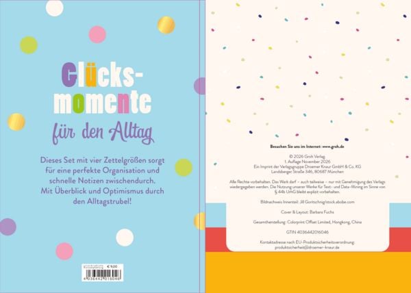 Produktbild: Haftnotizset: Don&rsquo;t forget &ndash; to be happy