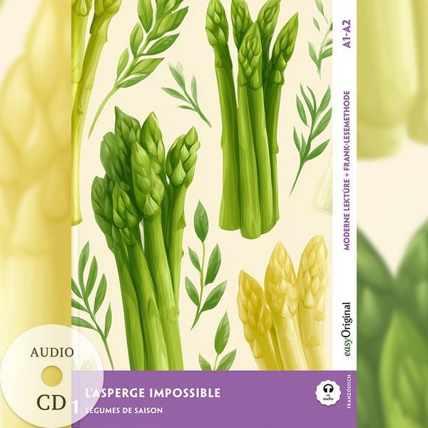 Produktbild: L'Asperge impossible - Franz&ouml;sische Krimi-Lekt&uuml;re A1-A2 (+ Audio-CD)