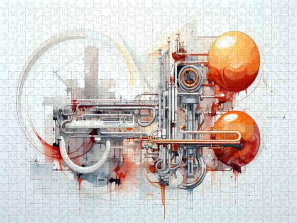 Produktbild: CALVENDO Puzzle Illusion&auml;re Geometrie | 2000 Teile Lege-Gr&ouml;&szlig;e 90x67cm Foto-Puzzle f&uuml;r gl&uuml;ckliche Stunden