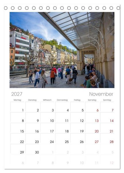 Produktbild: Tischplaner 2027 - Karlsbad / Karlovy Vary - Kleinod im Westb&ouml;hmischen B&auml;derdreieck (A5 Tischkalender zum Aufstellen) CALVENDO